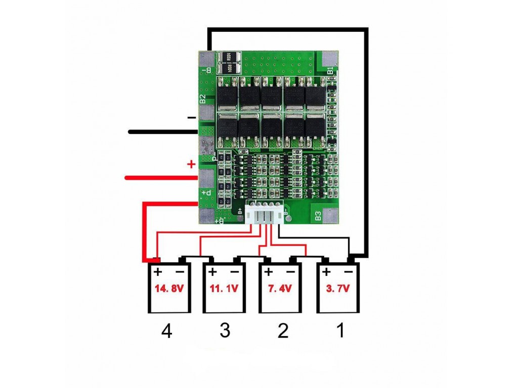 Модуль для зарядки LiPo аккумуляторов ТР4056